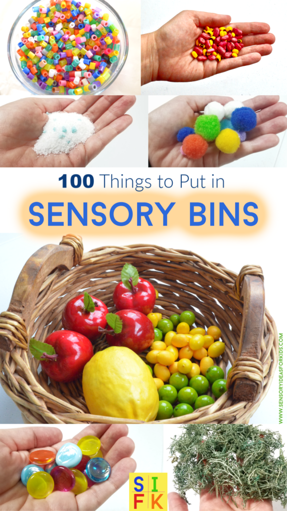 bright colorful sensory play bin ideas