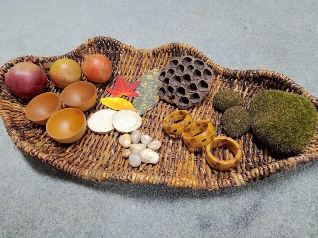 nature sensory basket